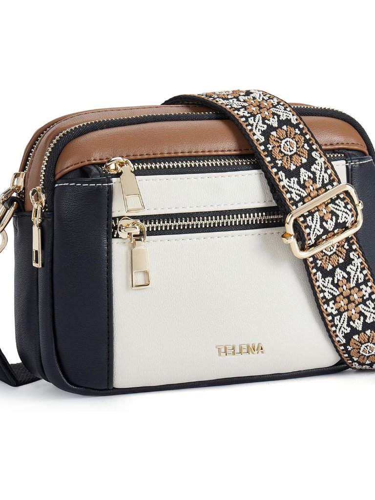 Small Crossbody Bags For Women Vegan Leather Crossbody Purse With Adjustable Wid